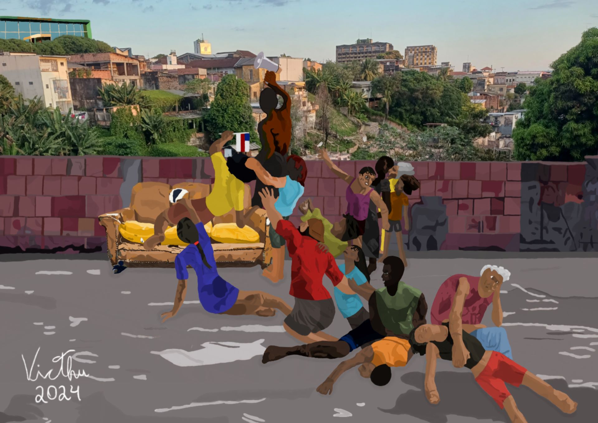 As vozes da periferia - Victor Hugo Reis - formato A3