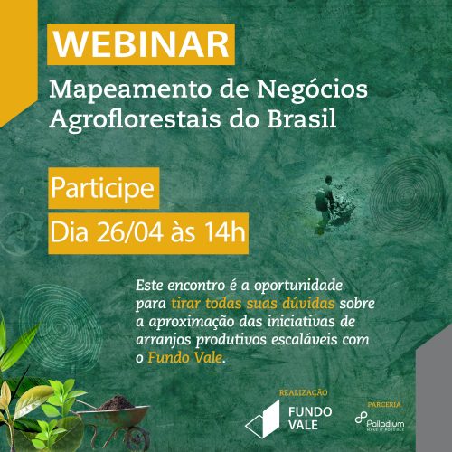 Mapeamento de Negócios Agroflorestais do Brasil
