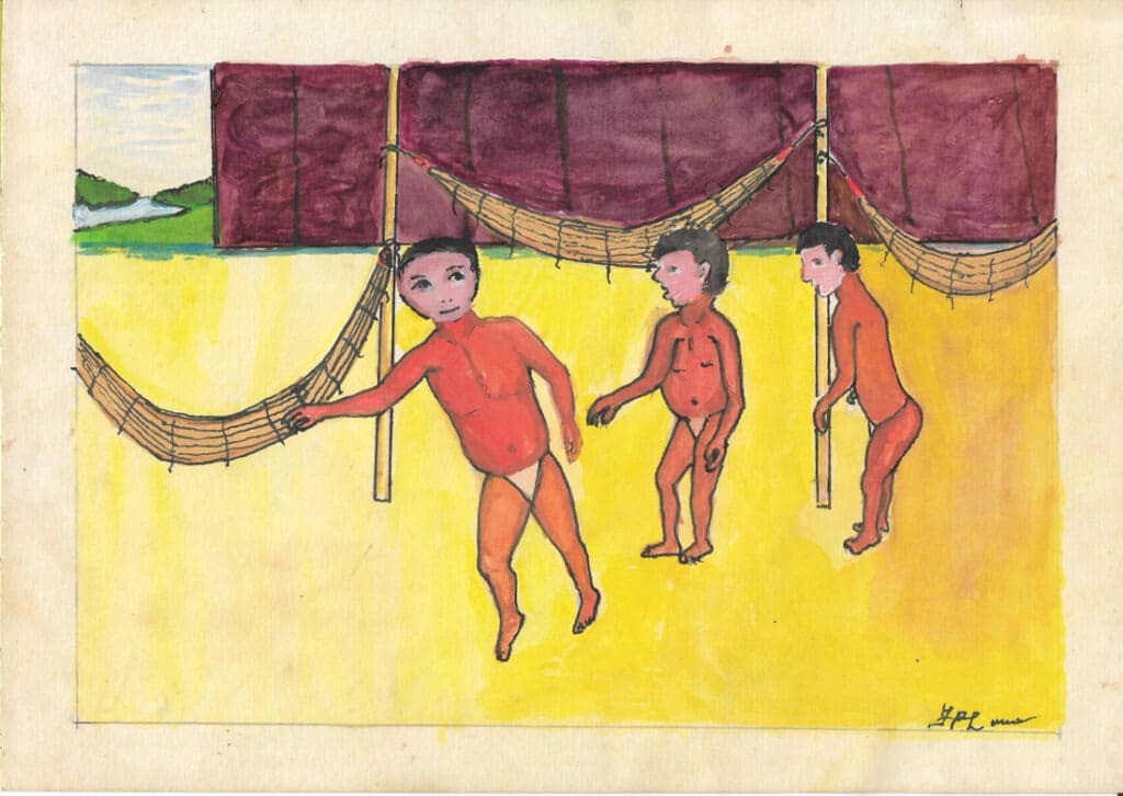 Kamaueni. Pintura de Feliciano Lana. Acervo: Museu da Amazônia (MUSA)