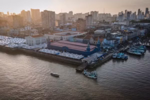 A cidade de Belém, que sediará a COP30 em novembro