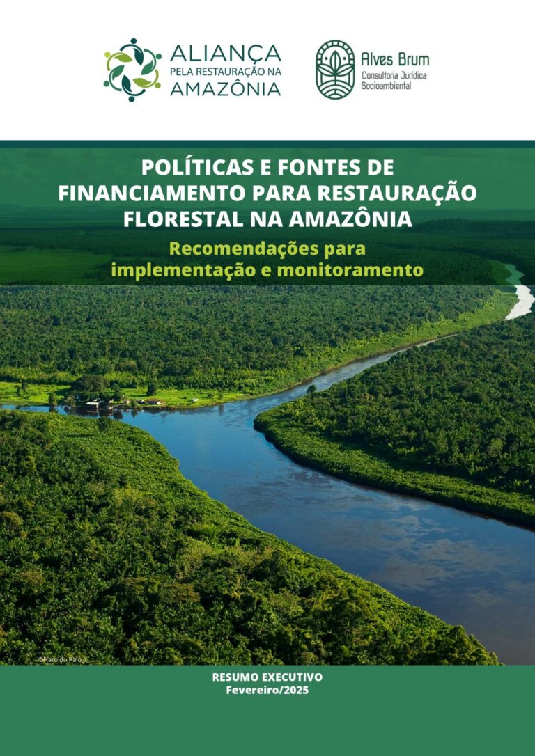 Políticas E Fontes De Financiamento Para Restauração Florestal Na Amazônia