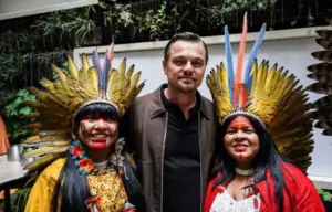 DiCaprio e Guajajara em Cannes