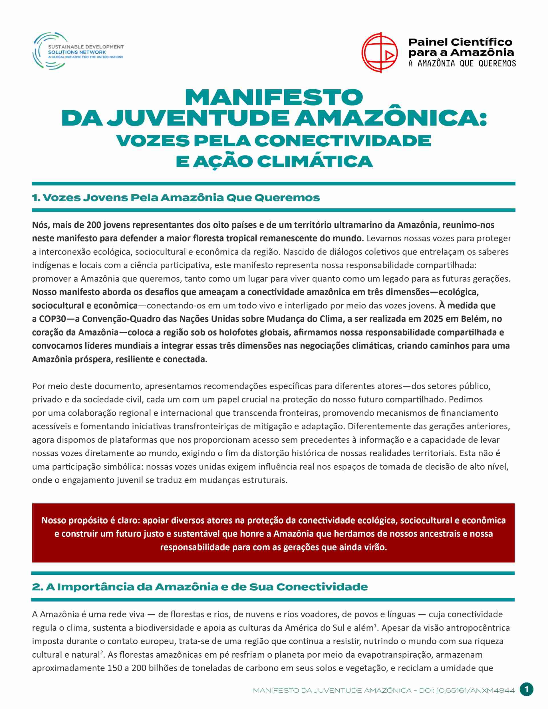 Youth Manifest