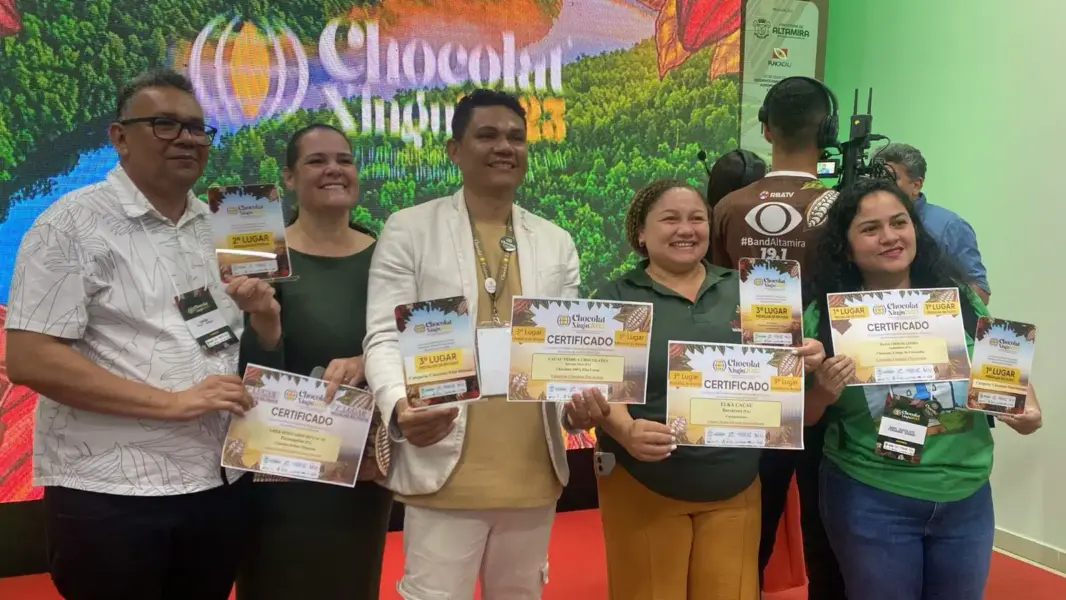 Cacau da floresta brilha agricultores de Parauapebas