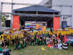 Cortejo artístico organizado pelo Auto do Círio UFPA e a Alianca Potência Energética