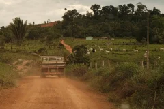 Estrada de terra na Resex Jaci Paraná