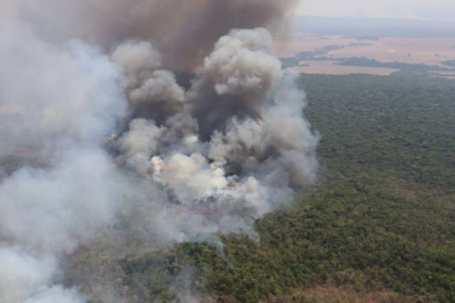 Foco de incêndio no Leste Cristalino