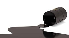 Oil,Spill,Health,Risk,Oil,Drum,Isolated,On,White,Background.